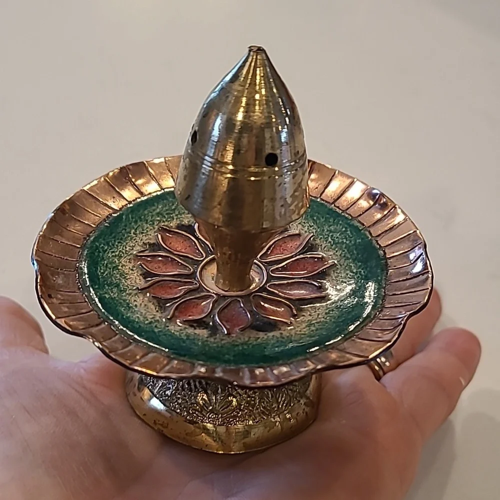 Gorgeous Indian Copper Brass Abargatti Incense Stand